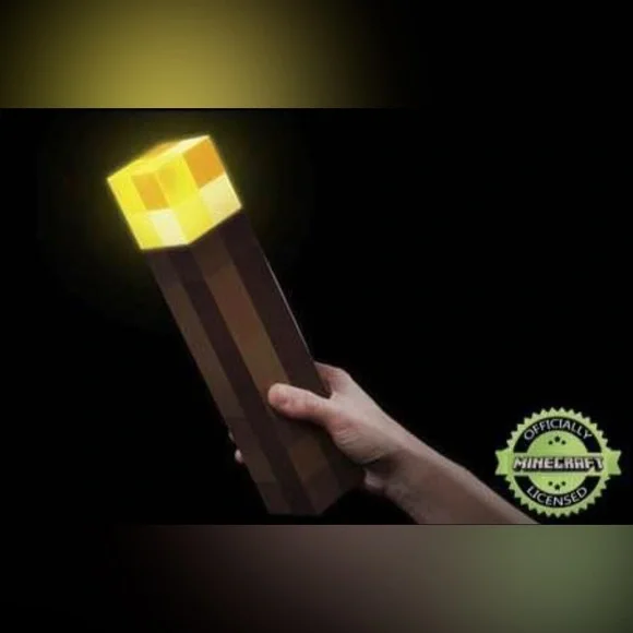 2012 ThinkGeek Minecraft 11” Torch Light - Picture 1 of 9